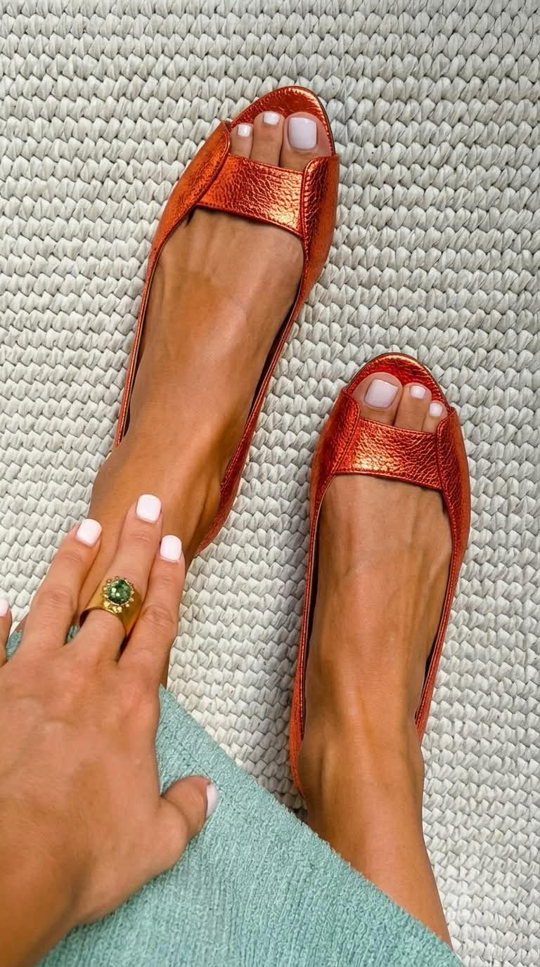 Adelina | Bekväma sandaler i guld