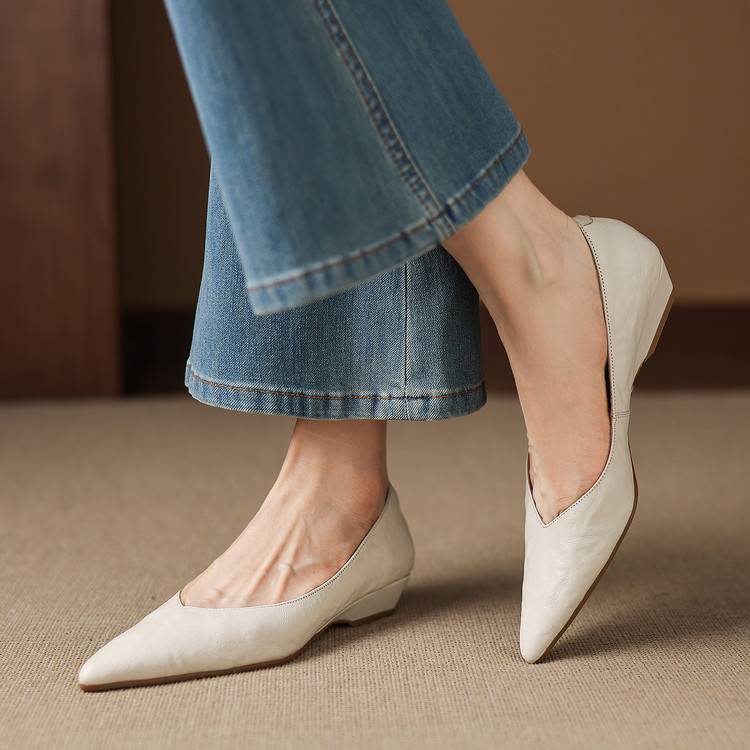 Obsidian | Pumps i äkta läder