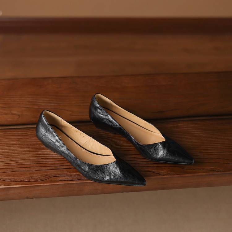 Obsidian | Pumps i äkta läder