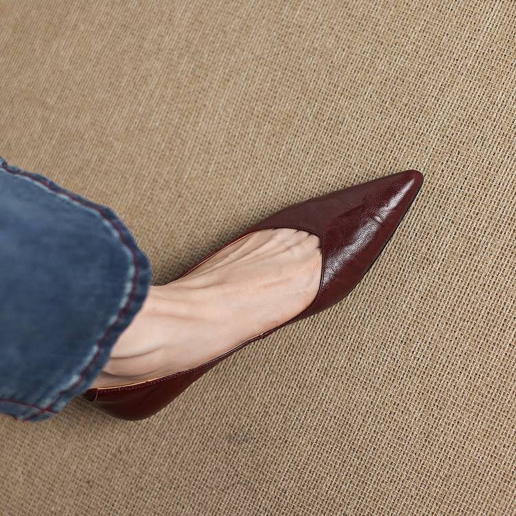 Obsidian | Pumps i äkta läder