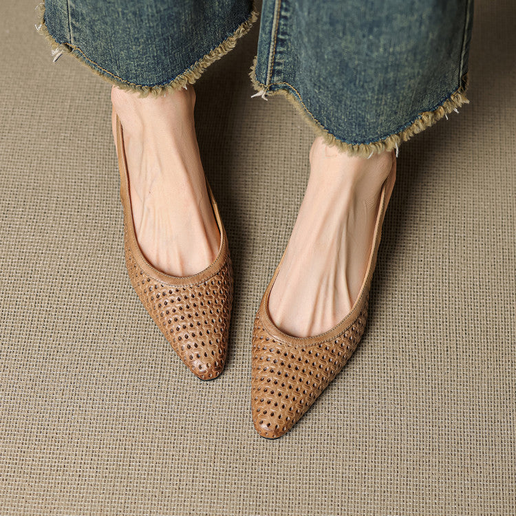 Agat | Slingback i äkta läder
