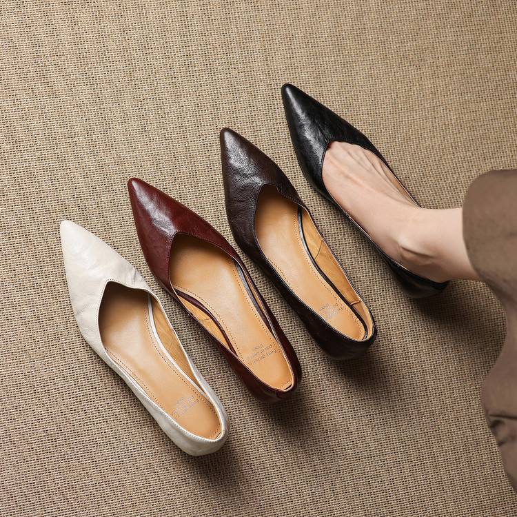 Obsidian | Pumps i äkta läder